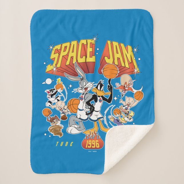 Manta Sherpa SPACE JAM™ TUNE SQUAD™ 1996 Gráfico (Anverso)