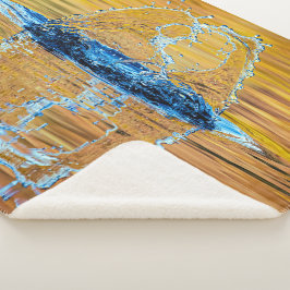 Manta Sherpa Splash en la noche de otoño