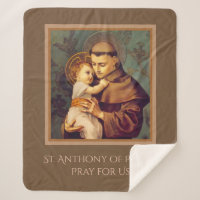 St Anthony de Padua con el bebé Jesús