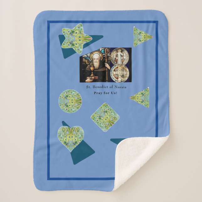 Manta Sherpa St. Benedict Nursia (Anverso)