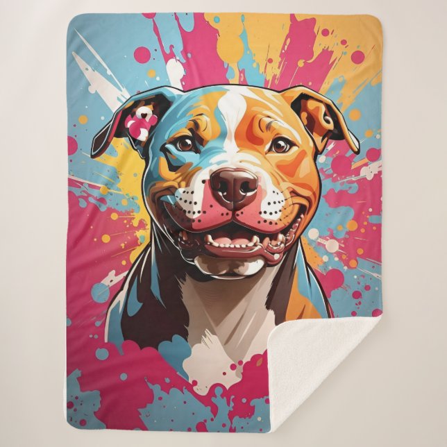 Manta Sherpa Staffordshire Birthday Fun (Anverso)