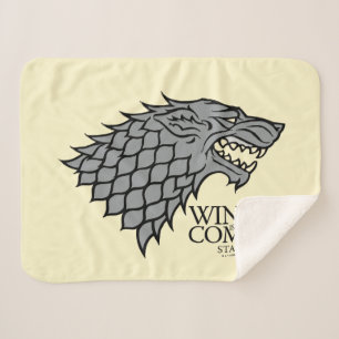 Manta Sherpa Stark Sigil - viene el invierno