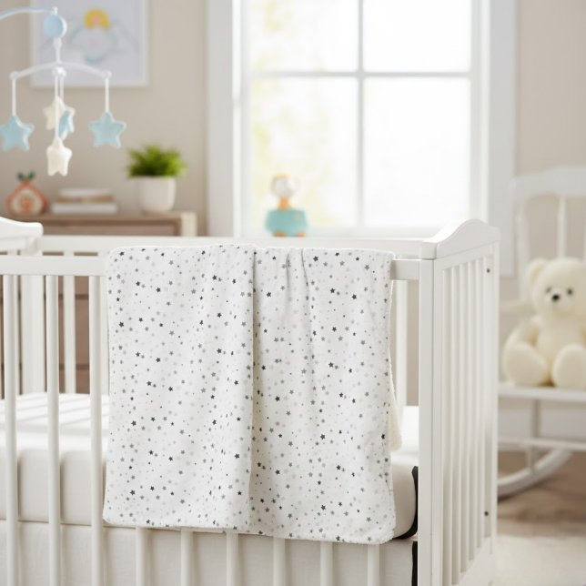 Manta Sherpa Starry Blanket,  Soft Celestial Elegance (Subido por el creador)