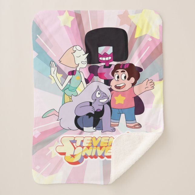 Manta Sherpa Steven Universe | Crystal Gem Group Huddle (Anverso)