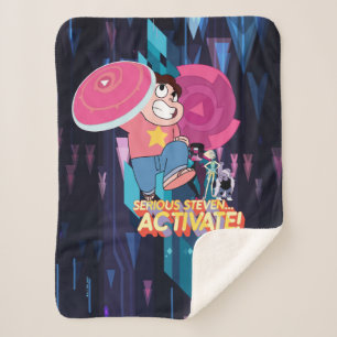 Manta Sherpa Steven Universe Steven serio... ¡Activa!