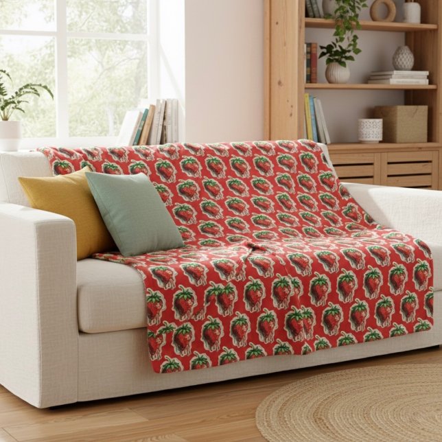 Manta Sherpa Strawberry Sherpa Blanket (Subido por el creador)