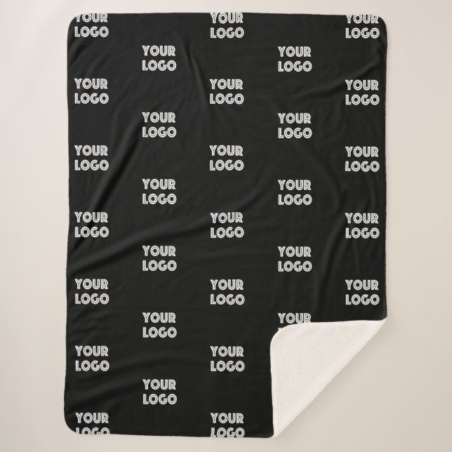 Manta Sherpa Su logotipo logotipo logotipo de repetición simple (Anverso)