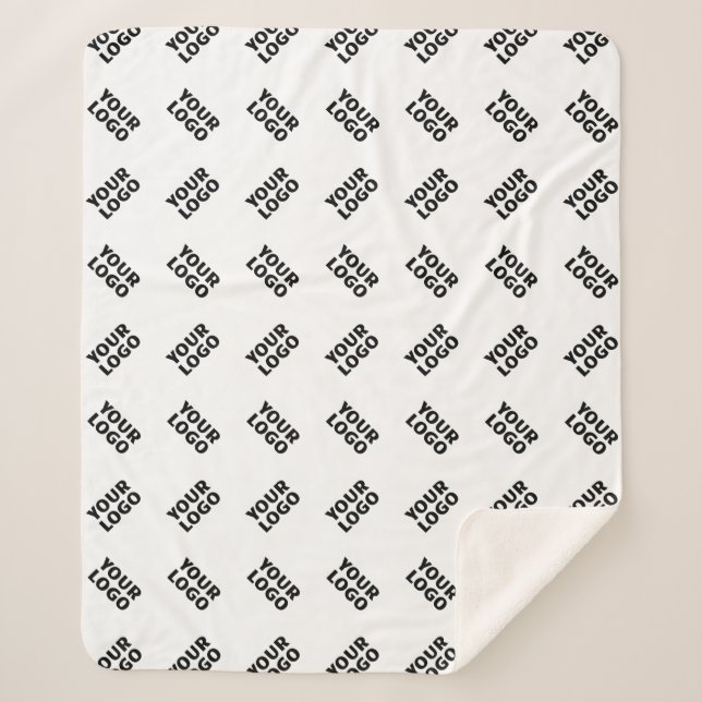 Manta Sherpa Su logotipo | Patrón de repetición alternativo sim (Anverso)