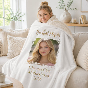 Manta Sherpa Su próximo capítulo Madre Mamá Foto Fleece