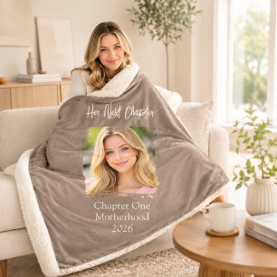 Manta Sherpa Su próximo capítulo Madre Mamá Foto Mocha Marrón