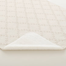 Suave Patrón de Enrejado Floral Boho Beige