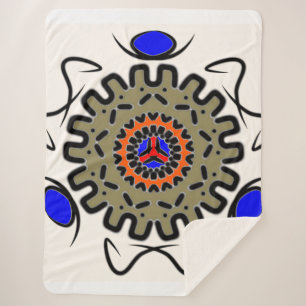 Manta Sherpa Suavidad Real Mandala