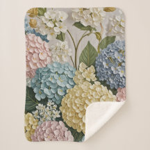 Sueños de Hidrangea: Pastel florece