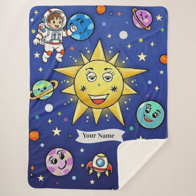 Manta Sherpa Sueños de la Infancia, Grande 60 x 80 (Anverso)