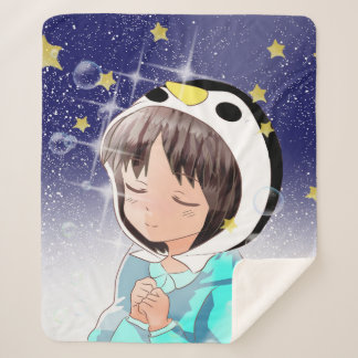 Manta Sherpa Sueños de Pingüino