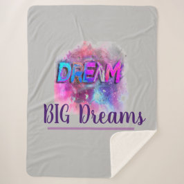 Manta Sherpa Sueños Grandes