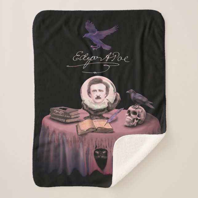 MANTA SHERPA SUMAMIENTO EDGAR ALLAN POE (Anverso)
