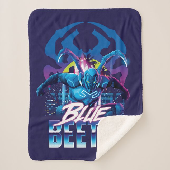 Manta Sherpa Sunset de Blue Beetle Retrowave City (Anverso)
