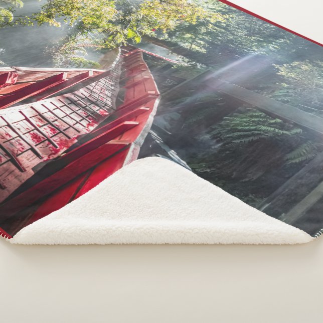 Manta Sherpa Sunshine en Termas Geometría, Conaripe, Chile (3/4)