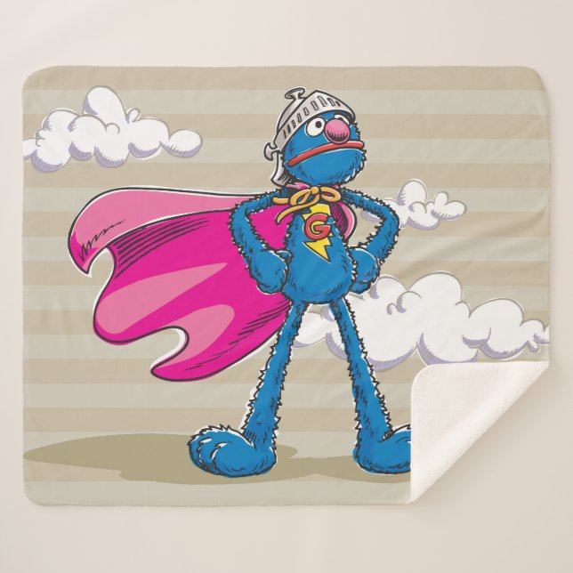 Manta Sherpa Super Grover (Anverso (horizontal))