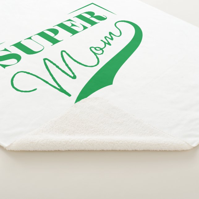 Manta Sherpa Super Mamá (3/4)