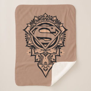 Manta Sherpa Supergirl Mandala Graphic