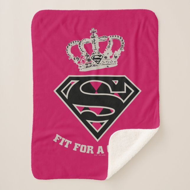 Manta Sherpa Supergirl S-Shield "Fit For A Queen" (Anverso)