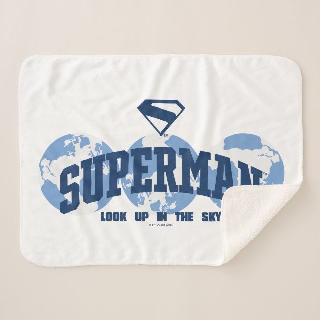 Manta Sherpa Superman en todo el mundo (Anverso (horizontal))