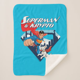 Manta Sherpa Superman y Krypto Soar