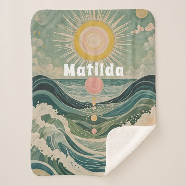 Manta Sherpa Surge solar personalizado (Anverso)