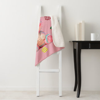 Manta Sherpa Sweet Crochet Bunny