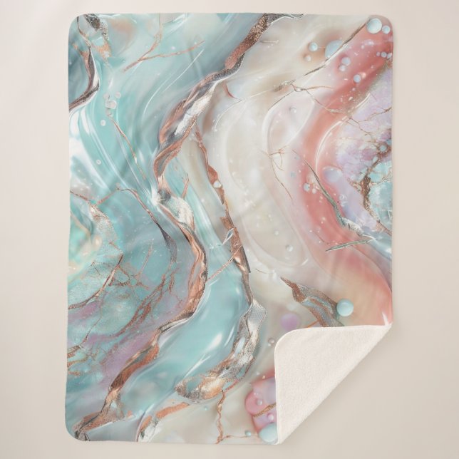 Manta Sherpa Swirl Chillada (Anverso)