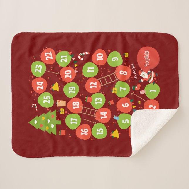 Manta Sherpa tablero de regalo abierto para personalizadosDiapo (Anverso (horizontal))