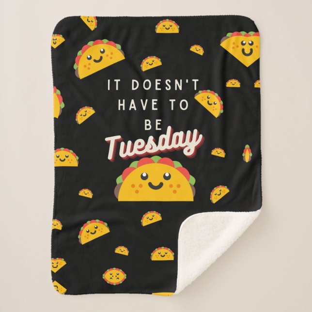 Manta Sherpa Taco Blanket (Anverso)