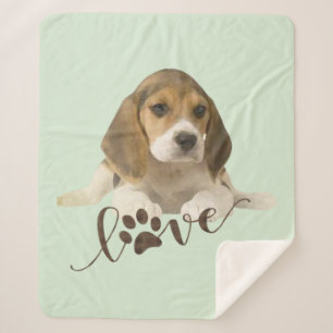 Manta Sherpa Tapiz Beagle Faux Canvas Print Acrylic Print Tr