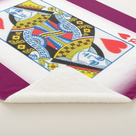 MANTA SHERPA TARJETA DE REINA