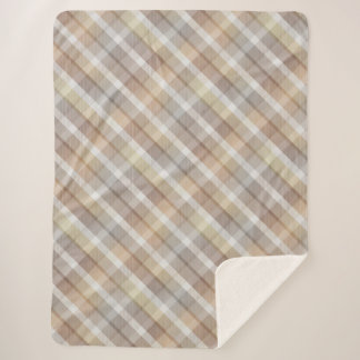 Manta Sherpa Tartán acogedor y colorido Sherpa Blanket
