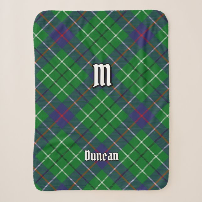 Manta Sherpa Tartan del Clan Duncan (Anverso)