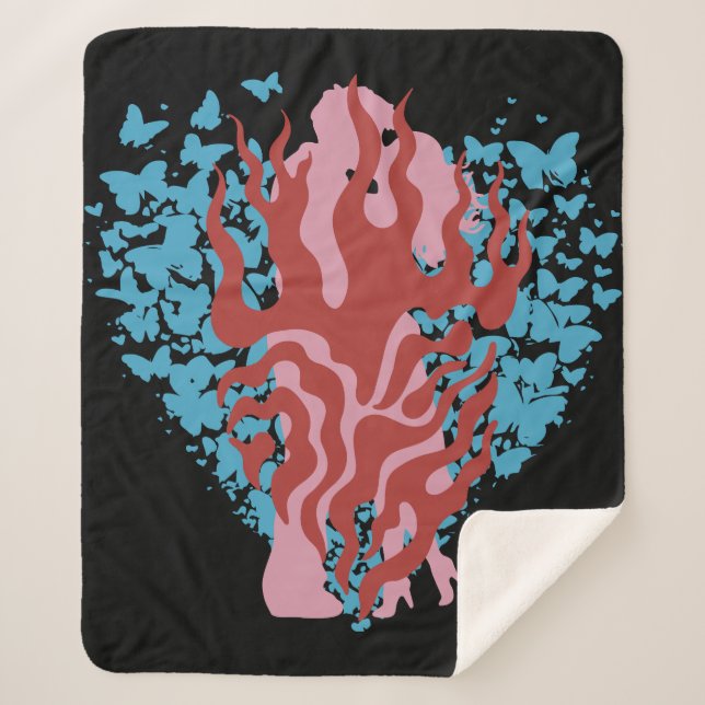 MANTA SHERPA TE AMO (Anverso)