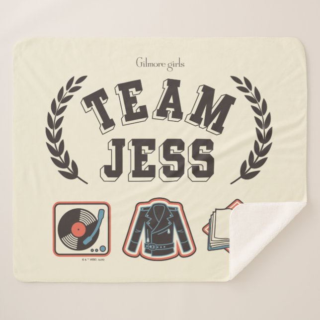 Manta Sherpa Team Jess Gilmore Girls Design (Anverso (horizontal))