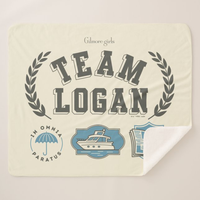 Manta Sherpa Team Logan Gilmore Girls Design (Anverso (horizontal))