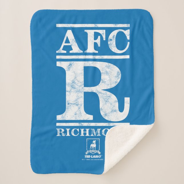 Manta Sherpa Ted Lasso | AFC R Richmond Text Logo (Anverso)