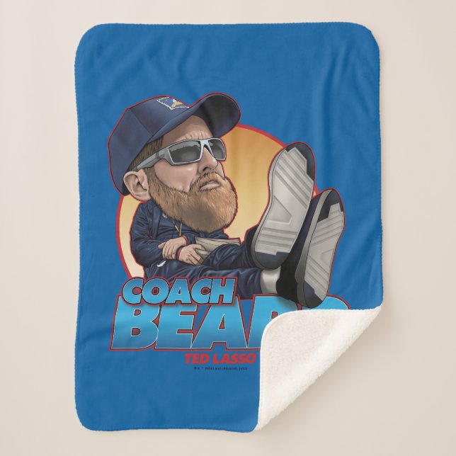 Manta Sherpa Ted Lasso | Coach Beard Bobblehead (Anverso)