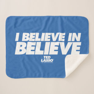 Manta Sherpa Ted Lasso   Creo en Believe