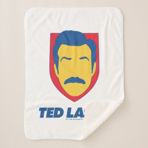 Manta Sherpa Ted Lasso   Icono de cara