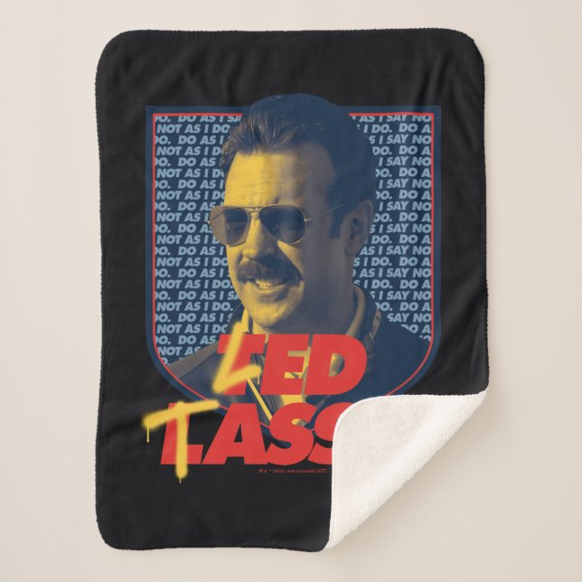 Manta Sherpa Ted Lasso | Led Tasso Badge (Anverso)