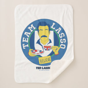 Manta Sherpa Ted Lasso   Team Lasso Tea Iconic Avatar