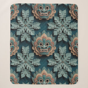 Manta Sherpa Tejido de Sombra Barong