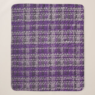 Manta Sherpa Tejido morado: fondo texturado.