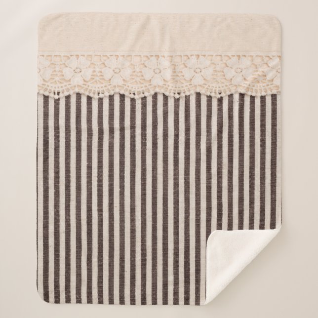 Manta Sherpa Tejido textil y encaje para fondo (Anverso)